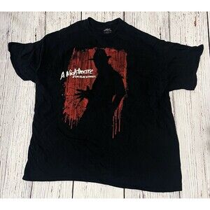 Mens Nightmare on Elm Street Freddy Krueger T-Shirt Size 2XL XXL Graphic Horror